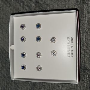 Macy's Cubic Zirconia Halo Stud Earrings